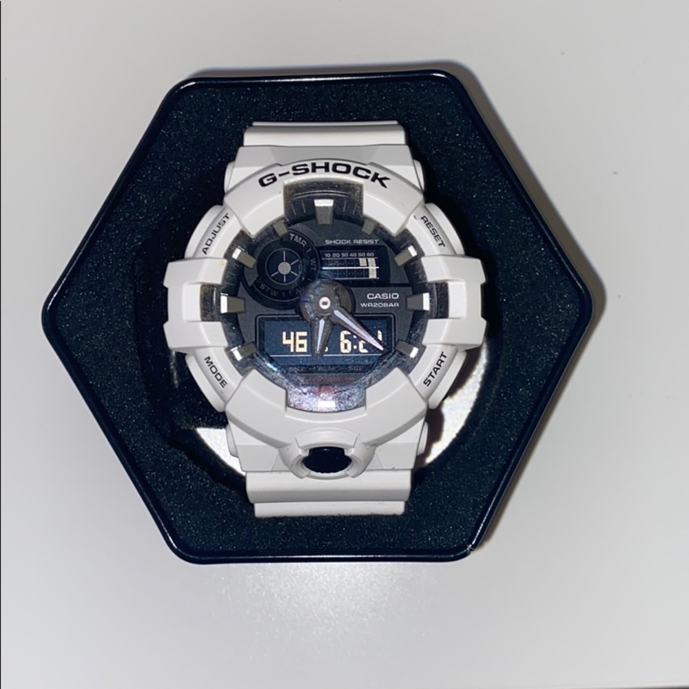 White G-Shock Watch